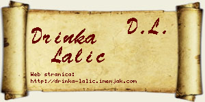 Drinka Lalić vizit kartica